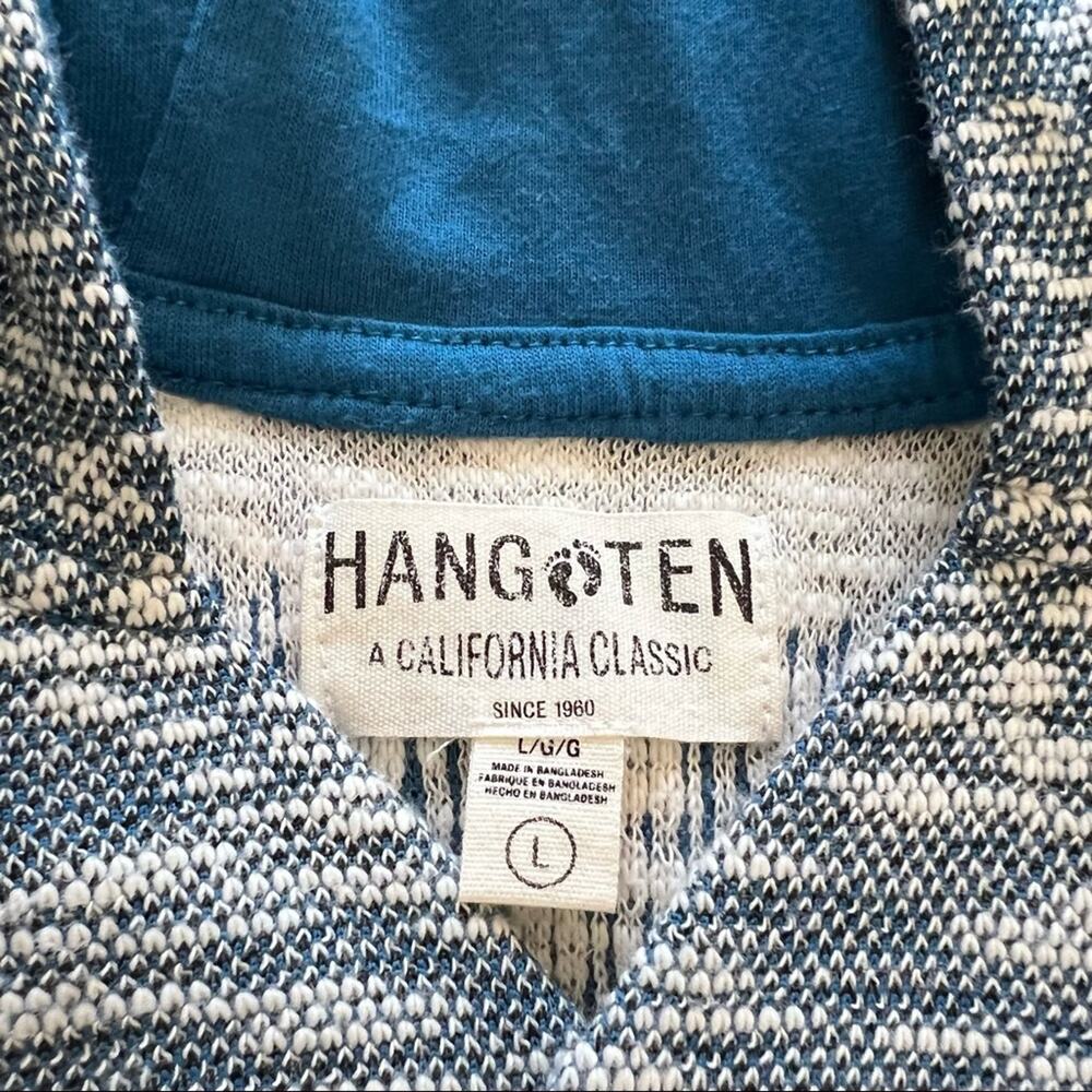 Hang Ten Baja Pullover Hoodie Blue Large - Picture 7 of 12